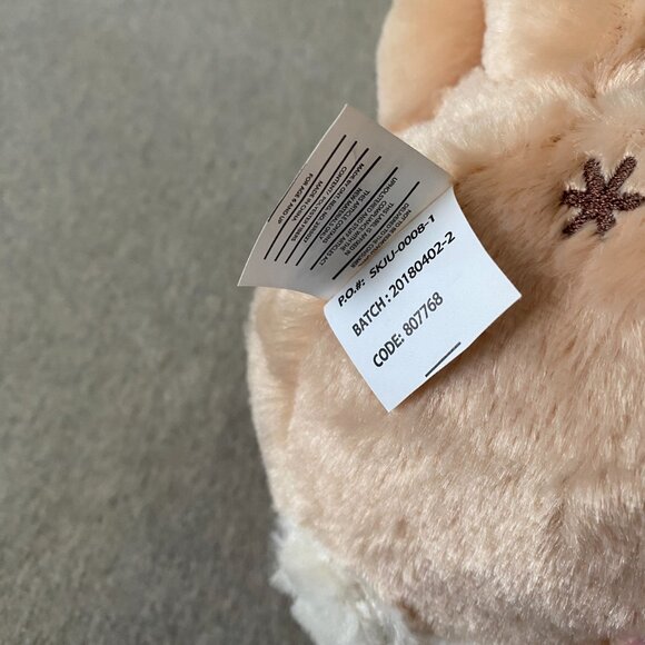 NWOT SKJ USA INC Mochishiba Shiba Inu Dog Pink Bib Japan 7" 2018 - Picture 9 of 10